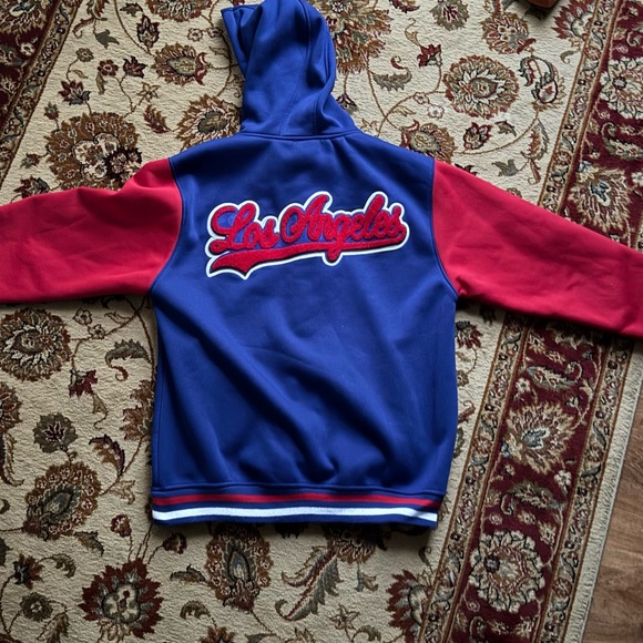 LA Varsity Fleece Button down Hoodie - Picture 2 of 2